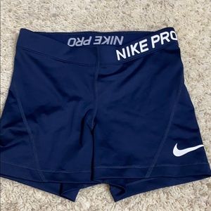 nike spandex navy blue